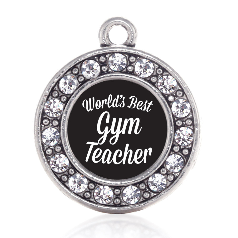 World's Best Gym Teacher Circle Charm