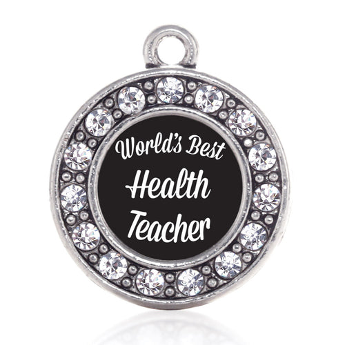 World's Best Health Teacher Circle Charm
