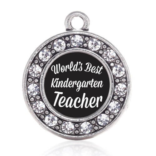 World's Best Kindergarten Teacher Circle Charm