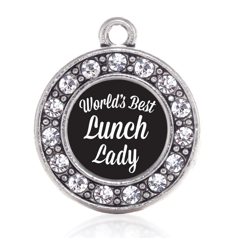 World's Best Lunch Lady Circle Charm