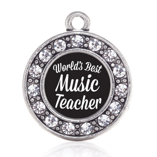 World's Best Music Teacher Circle Charm