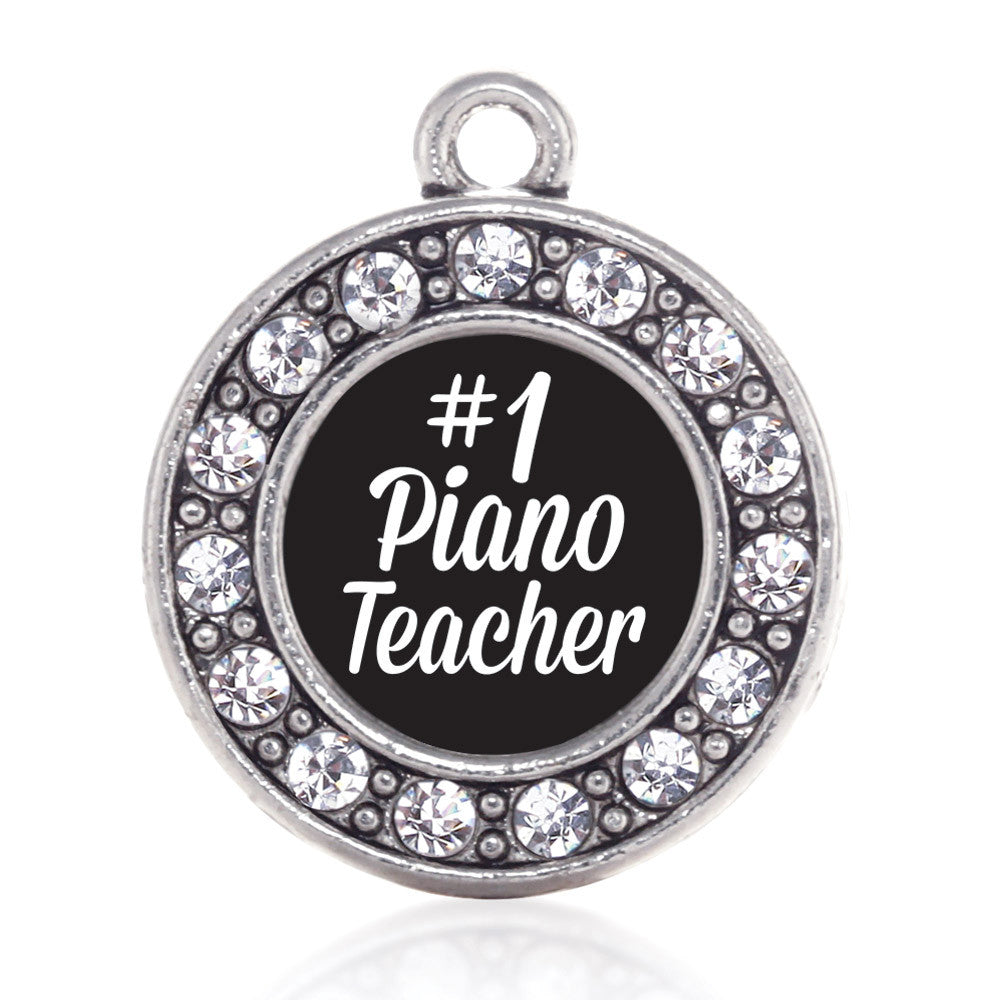 #1 Piano Teacher Circle Charm