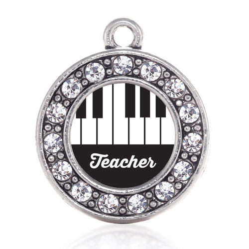 Piano Teacher Circle Charm