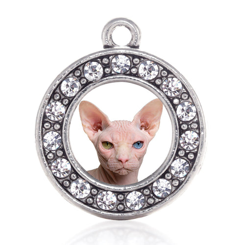 Sphinx Cat Circle Charm