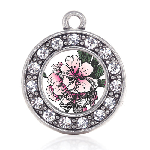 Apple Blossom Circle Charm