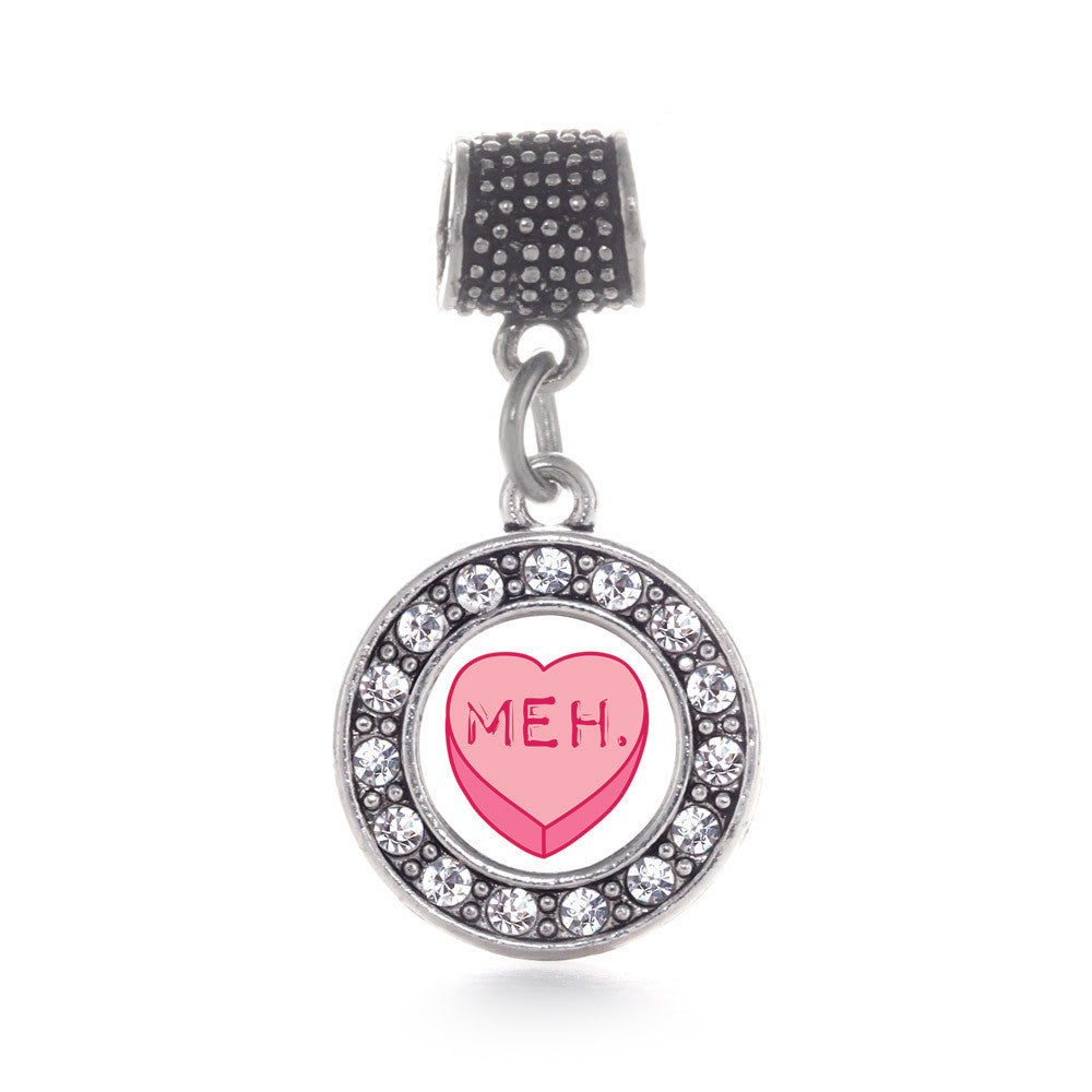 Meh Candy Heart Circle Charm