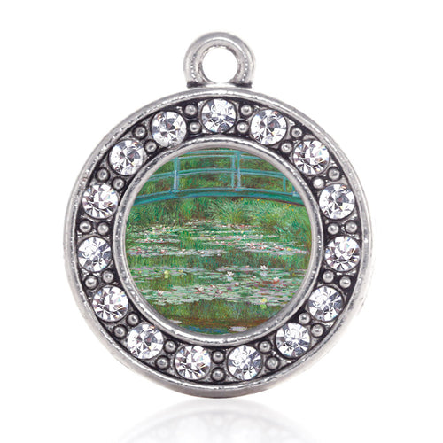 Monet Lily Pond Circle Charm