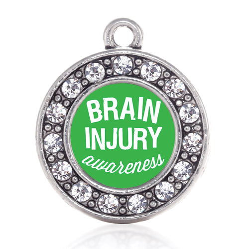 Brain Injury Awareness  Circle Charm