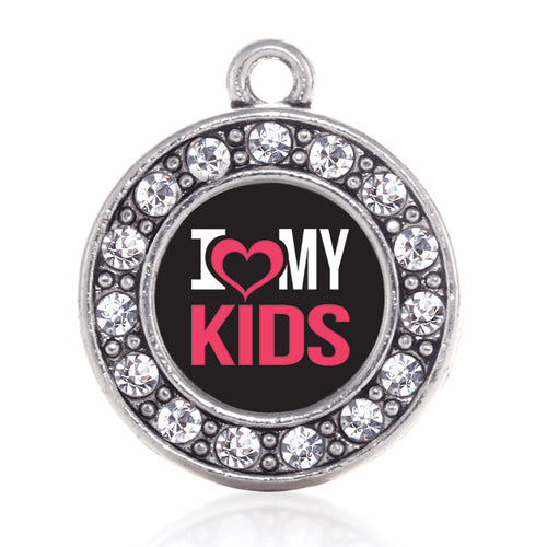 I Love My Kids Circle Charm