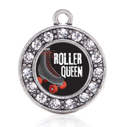 Roller Queen  Circle Charm