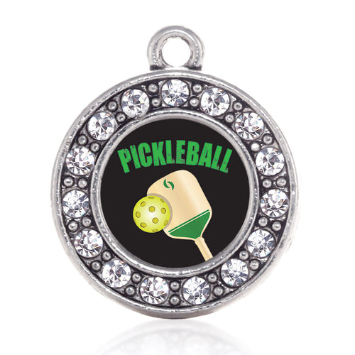 Pickleball Circle Charm