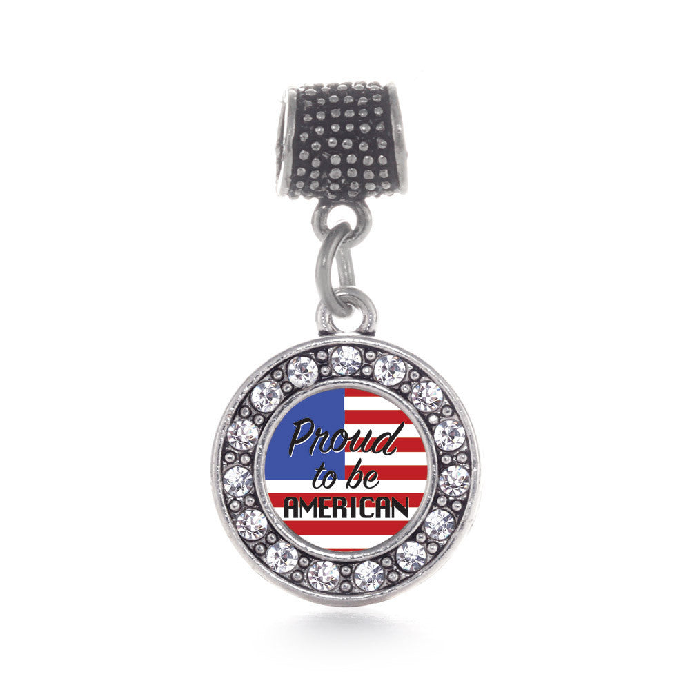 Proud to be American Circle Charm