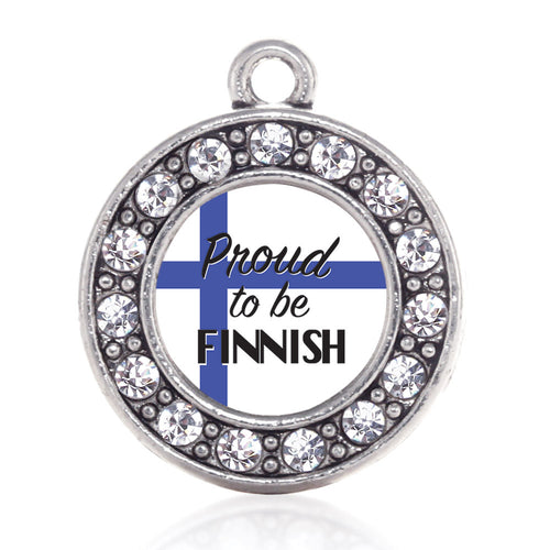 Proud to be Finnish Circle Charm