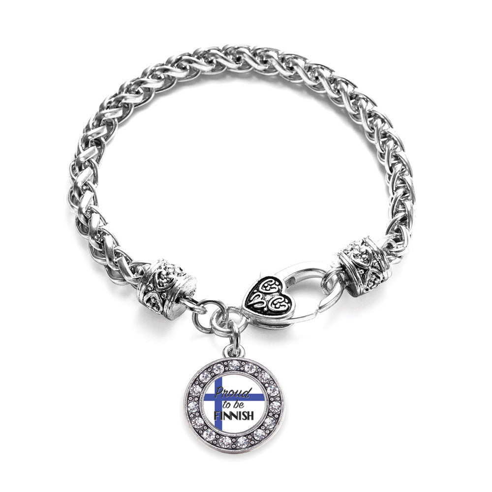 Proud to be Finnish Circle Charm