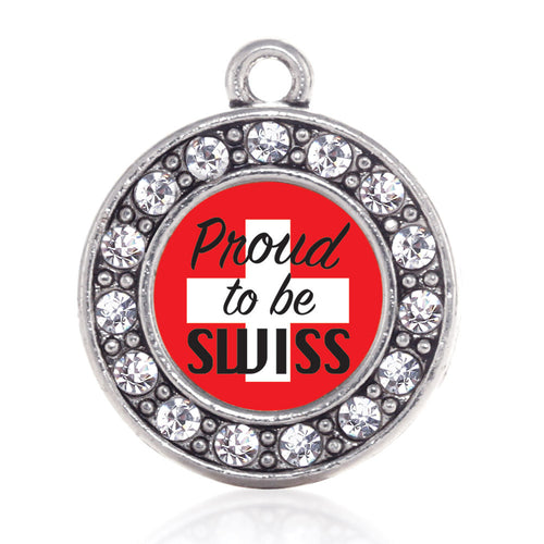 Proud to be Swiss Circle Charm