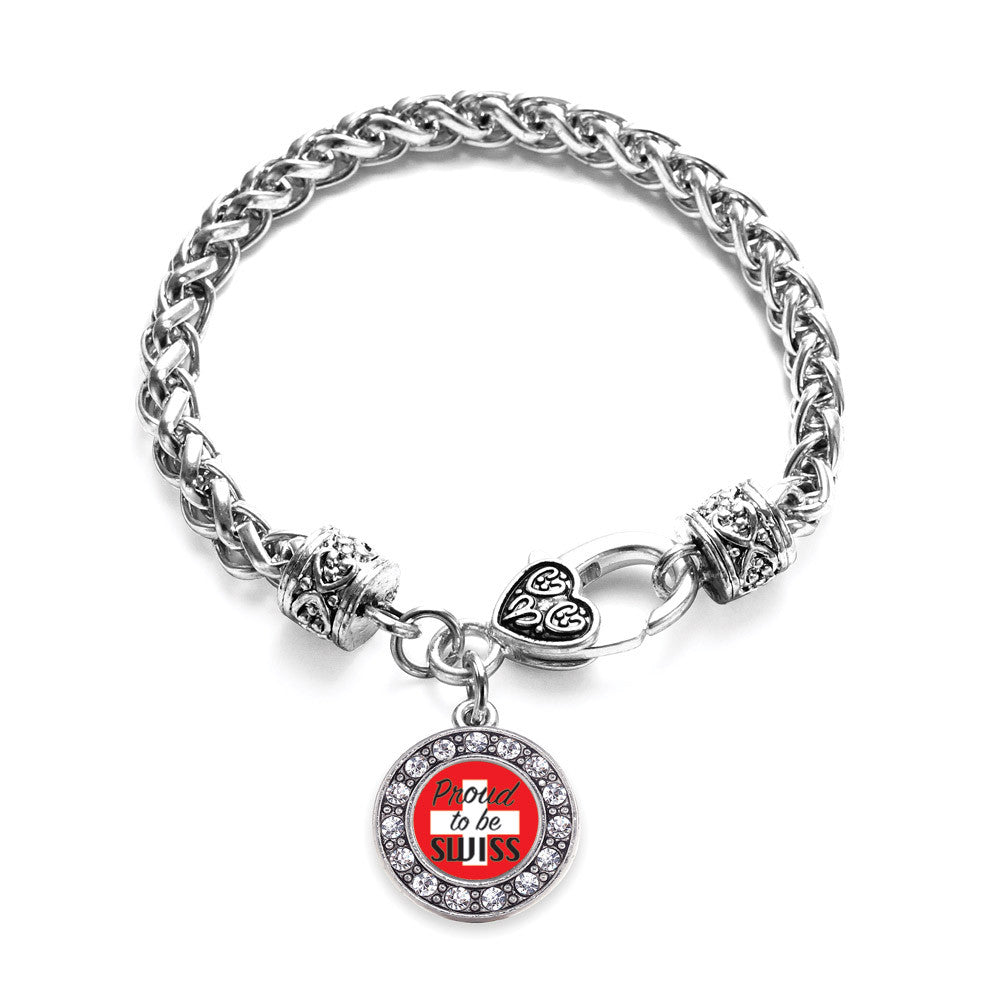 Proud to be Swiss Circle Charm