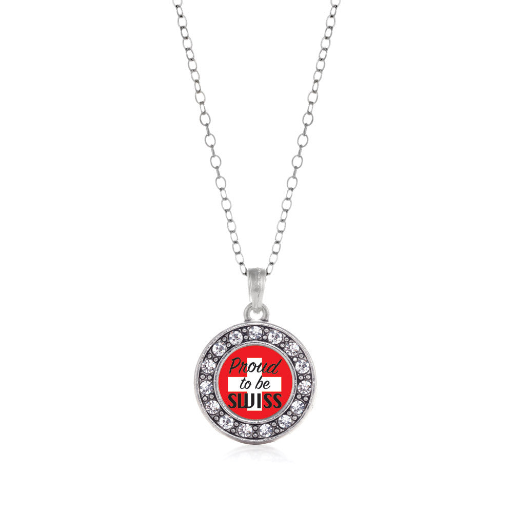Proud to be Swiss Circle Charm