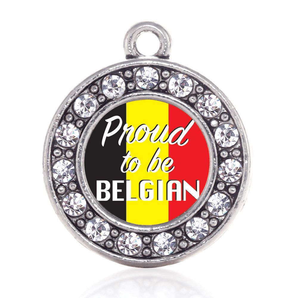 Proud to be Belgian Circle Charm