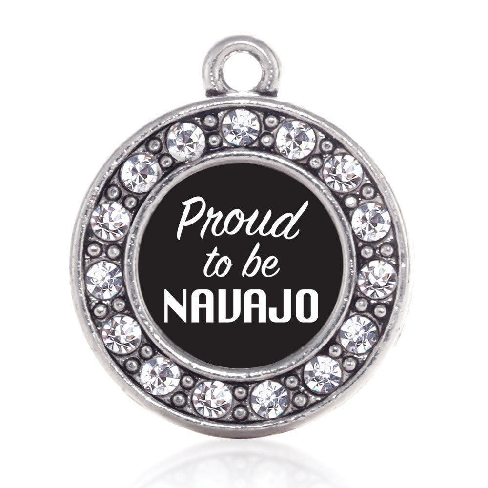 Proud To Be Navajo  Circle Charm