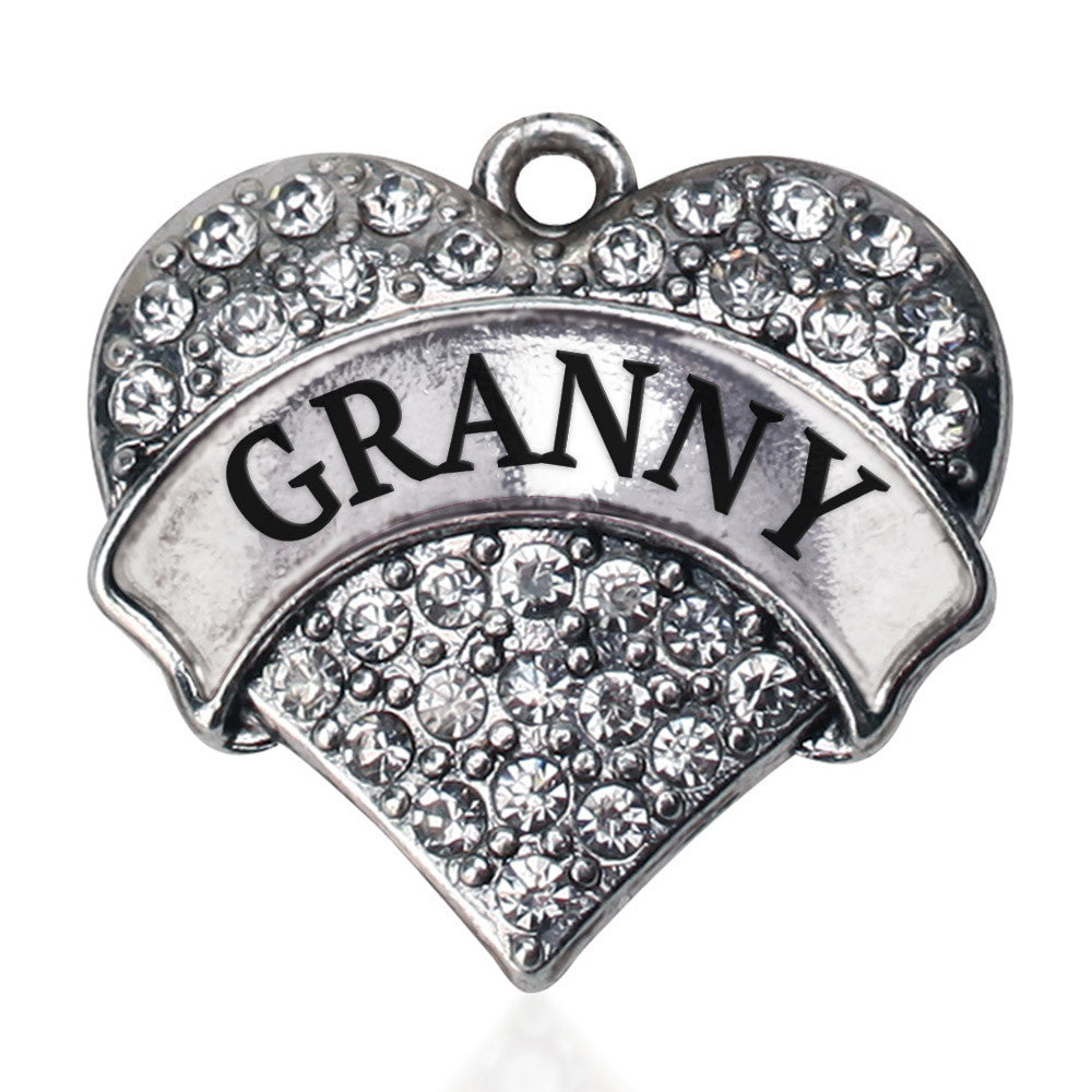 Granny Pave Heart Charm