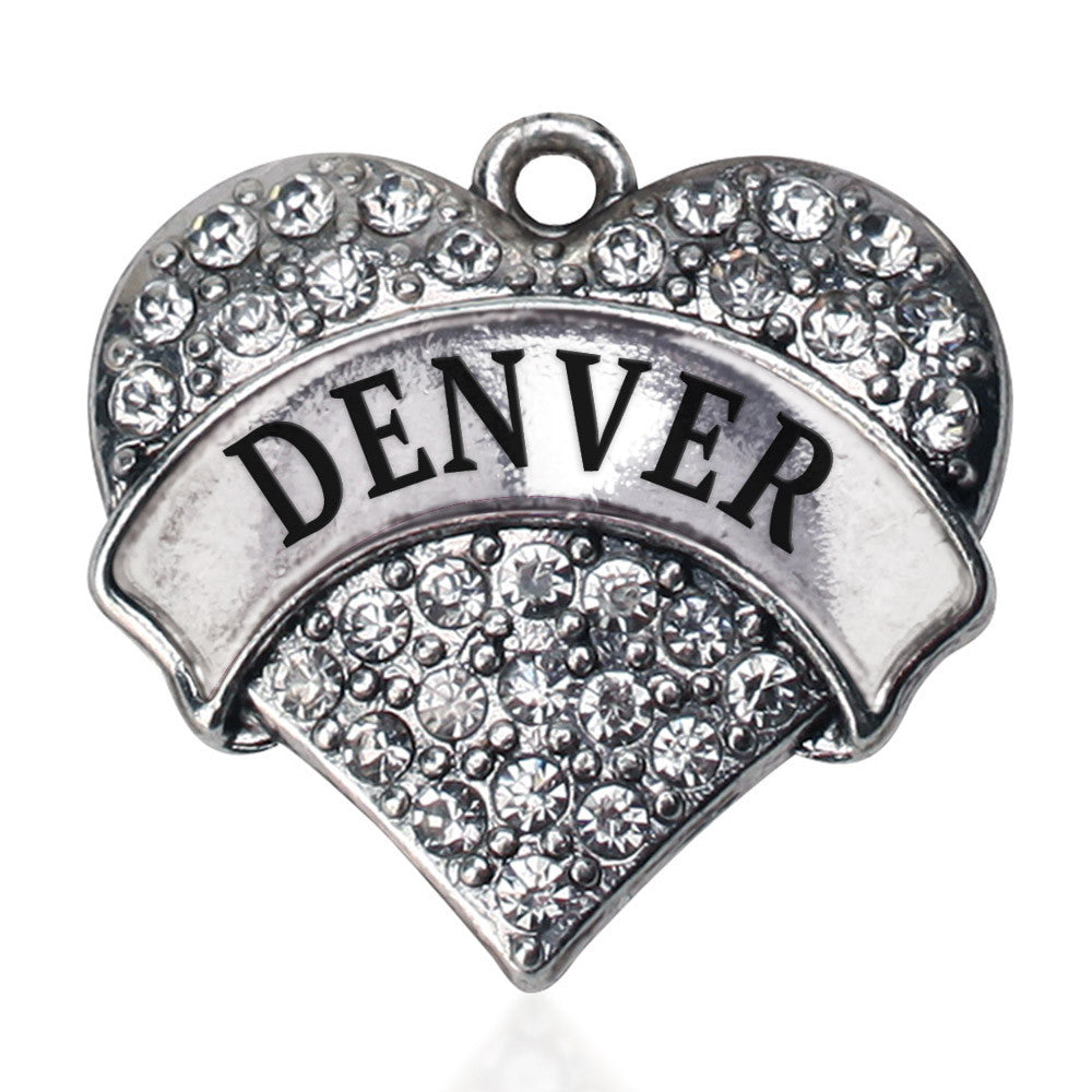 Denver Pave Heart Charm