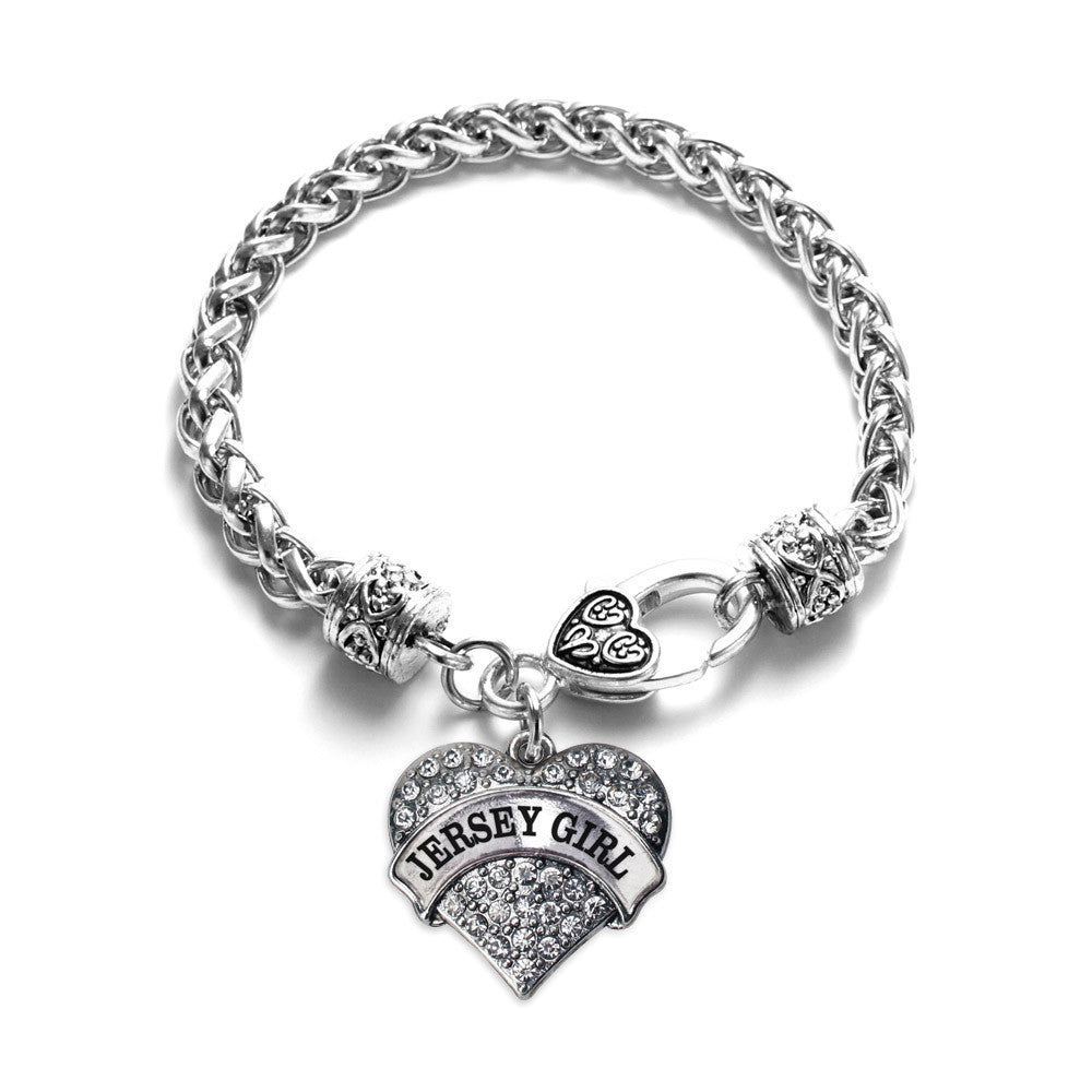 Jersey Girl Pave Heart Charm