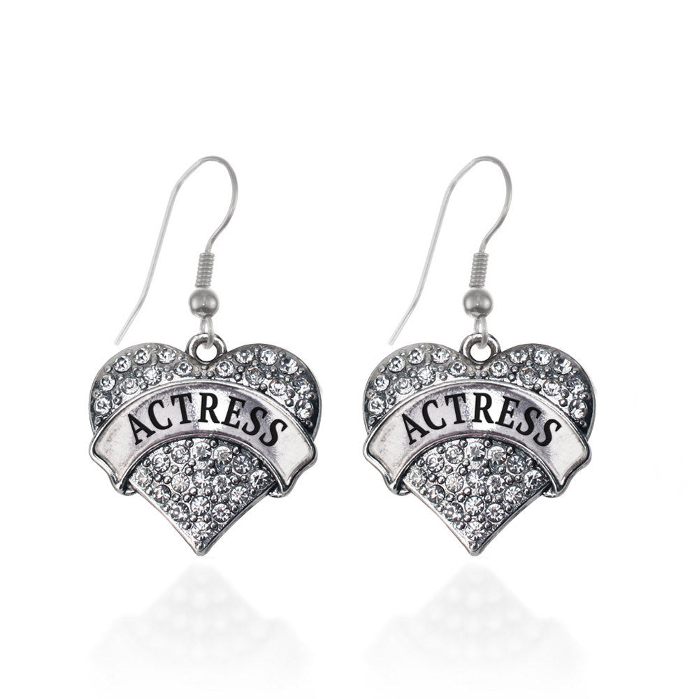 Actress Pave Heart Charm