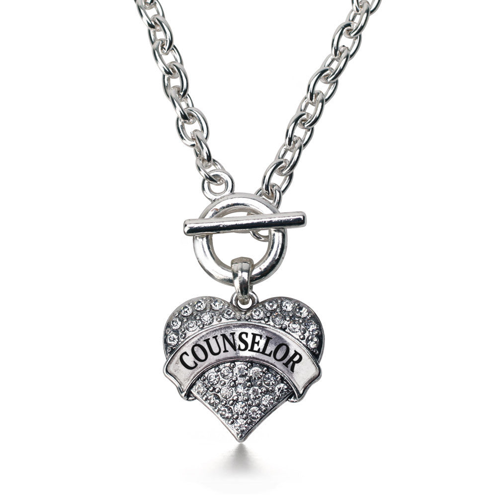 Counselor Pave Heart Charm