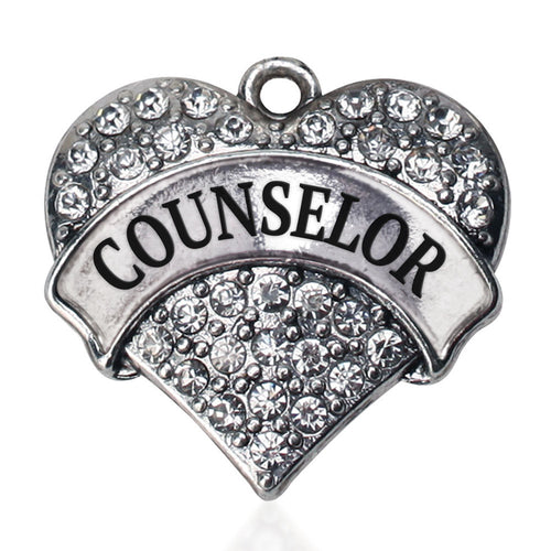 Counselor Pave Heart Charm