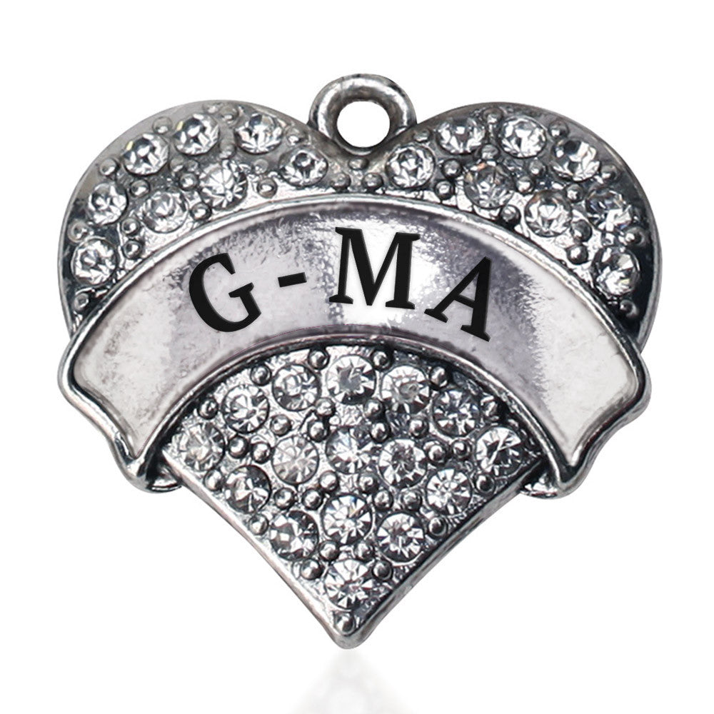 G-ma Pave Heart Charm