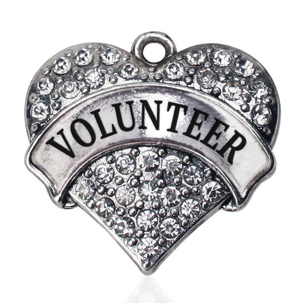 Volunteer Pave Heart Charm