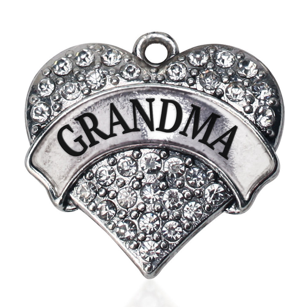 Grandma Pave Heart Charm