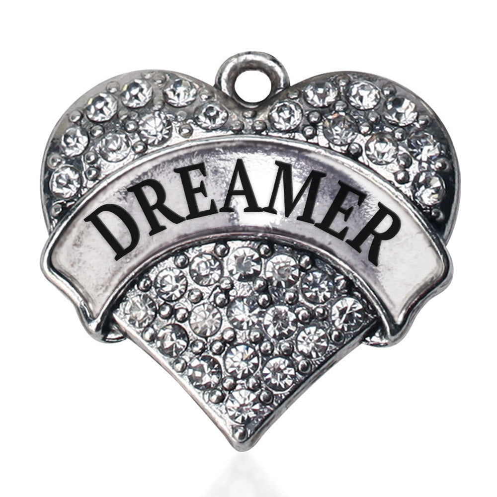 Dreamer Pave Heart Charm