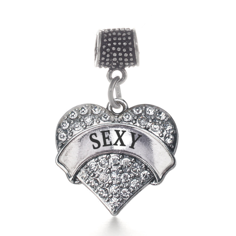 Sexy Pave Heart Charm