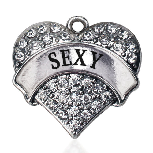 Sexy Pave Heart Charm