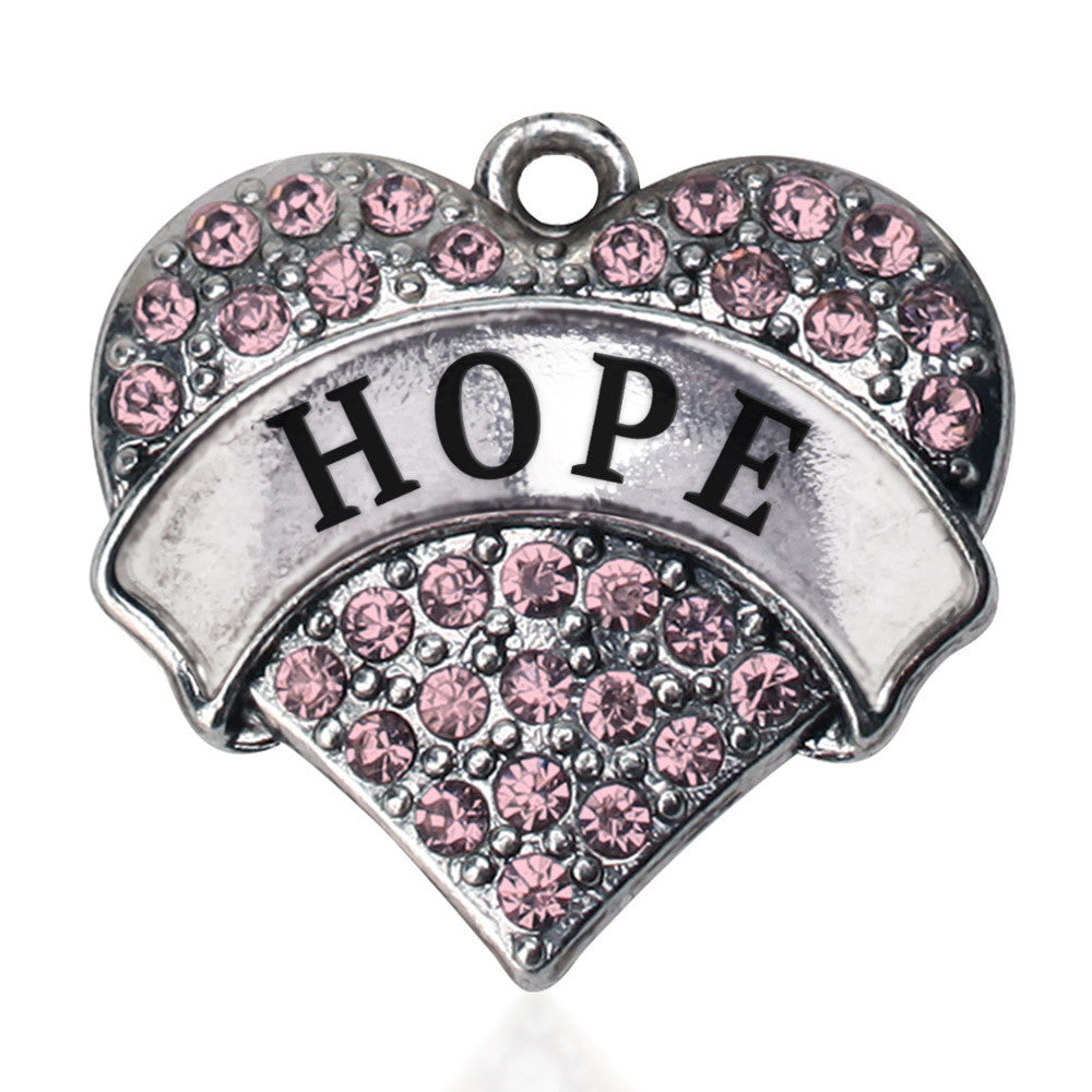 Hope Pave Heart Charm