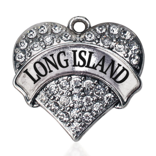 Long Island Pave Heart Charm