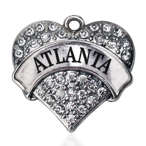 Atlanta Pave Heart Charm