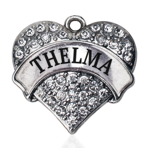 Thelma Pave Heart Charm