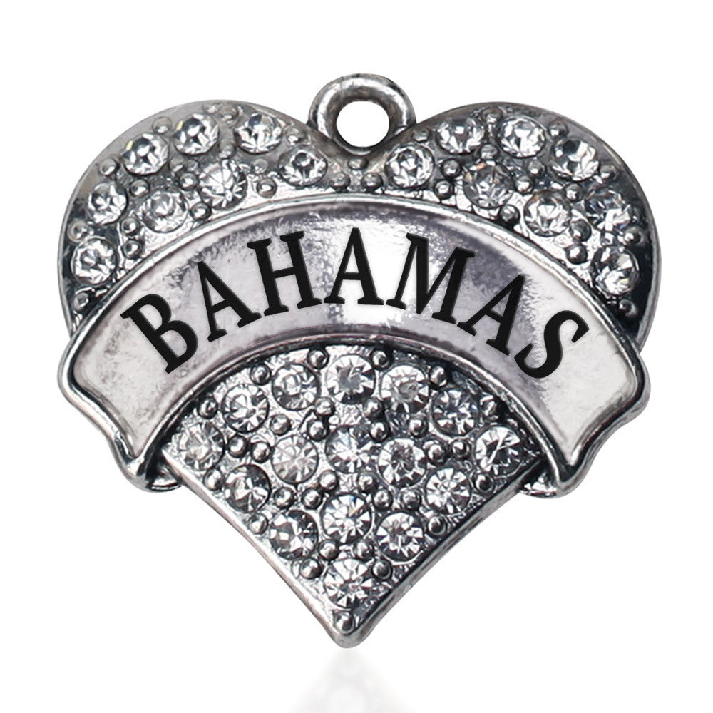 Bahamas Pave Heart Charm