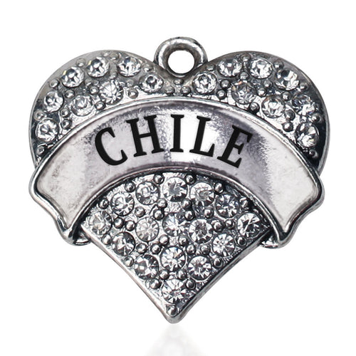 Chile Pave Heart Charm