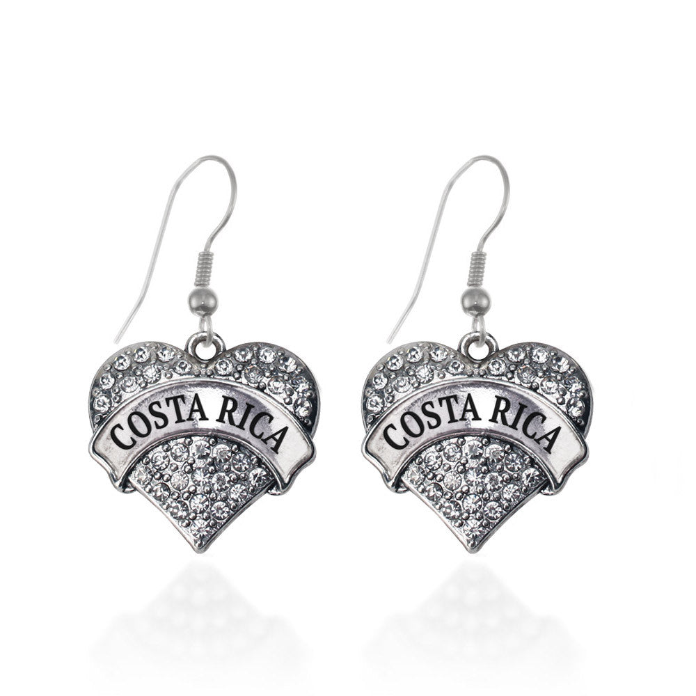Costa Rica Pave Heart Charm