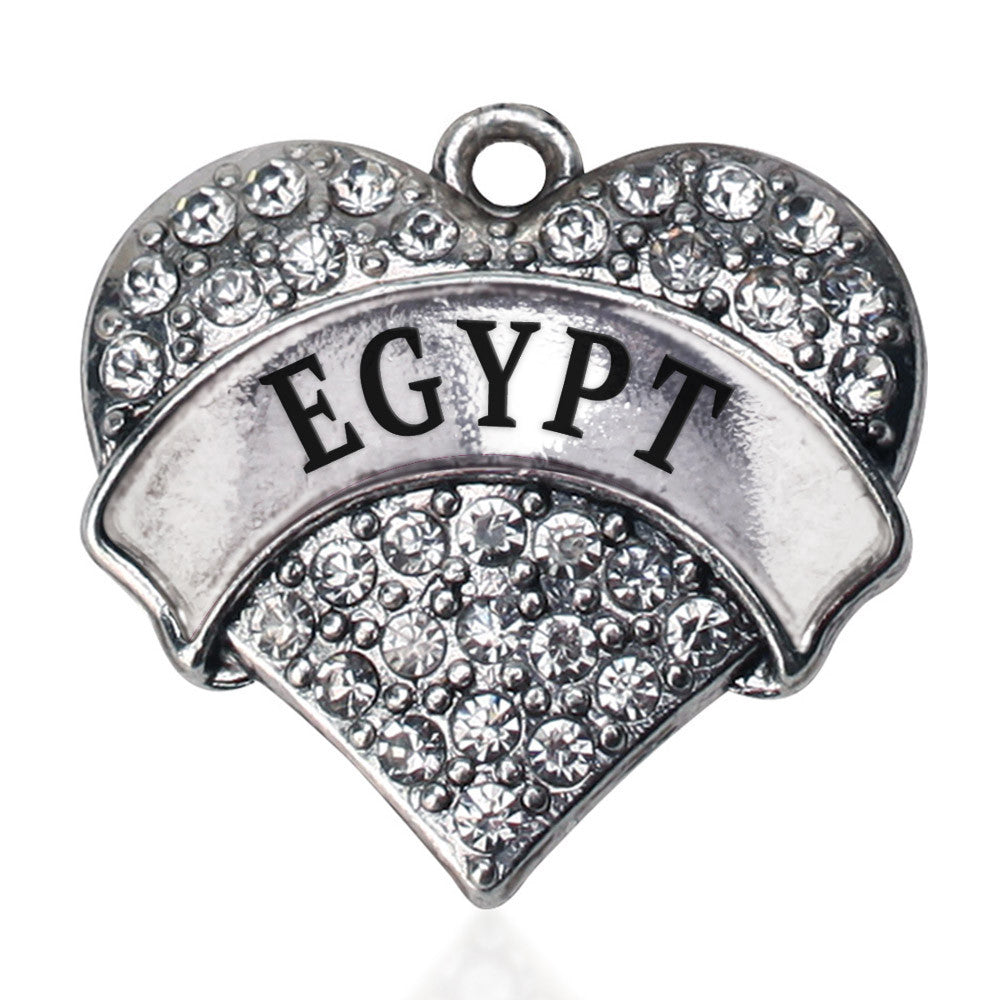 Egypt Pave Heart Charm