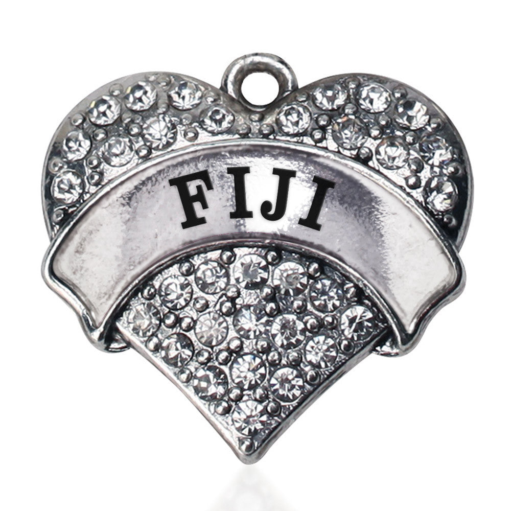 Fiji Pave Heart Charm