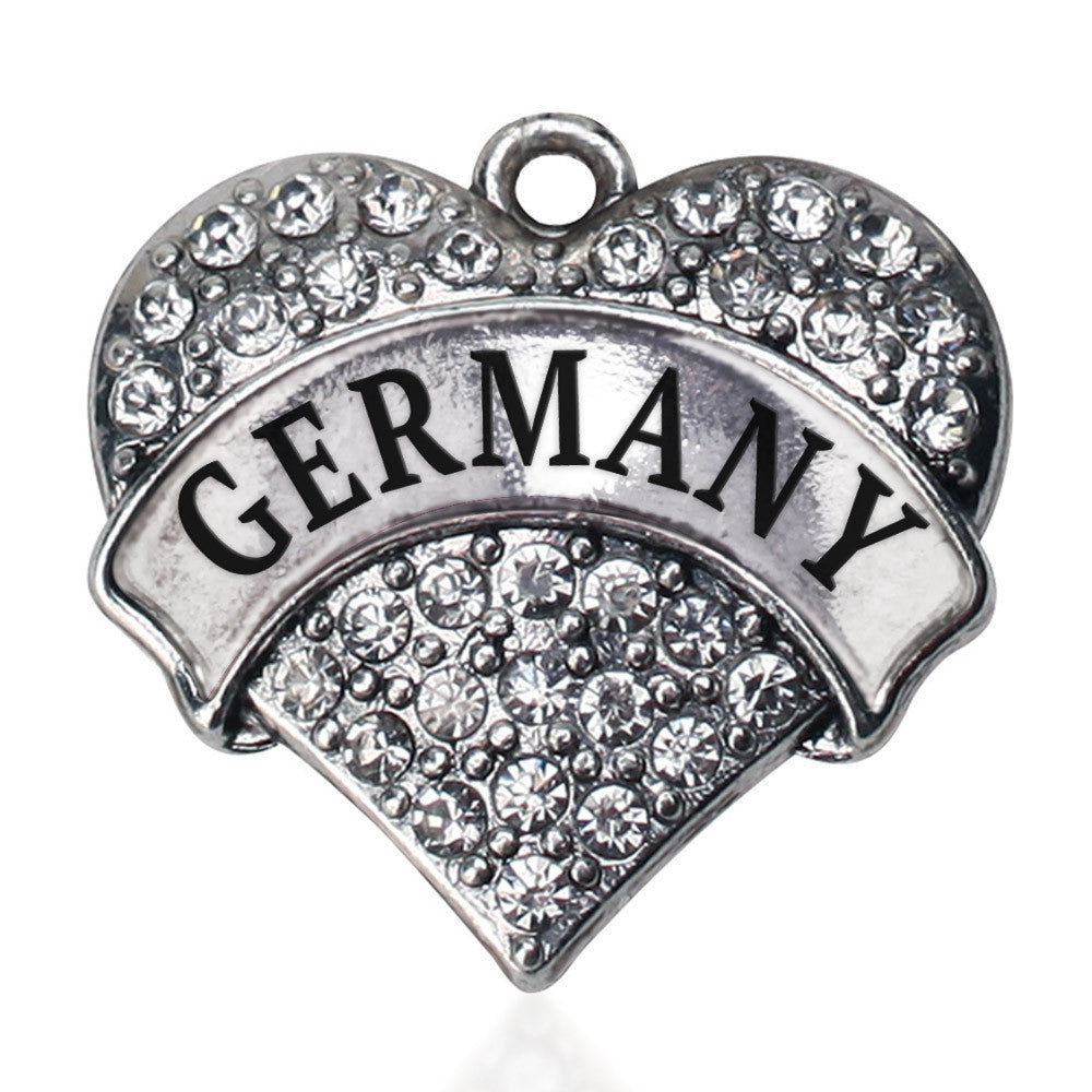 Germany Pave Heart Charm