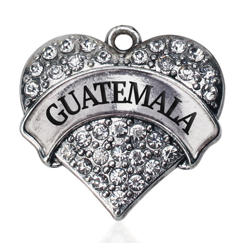 Guatemala Pave Heart Charm
