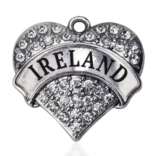 Ireland Pave Heart Charm