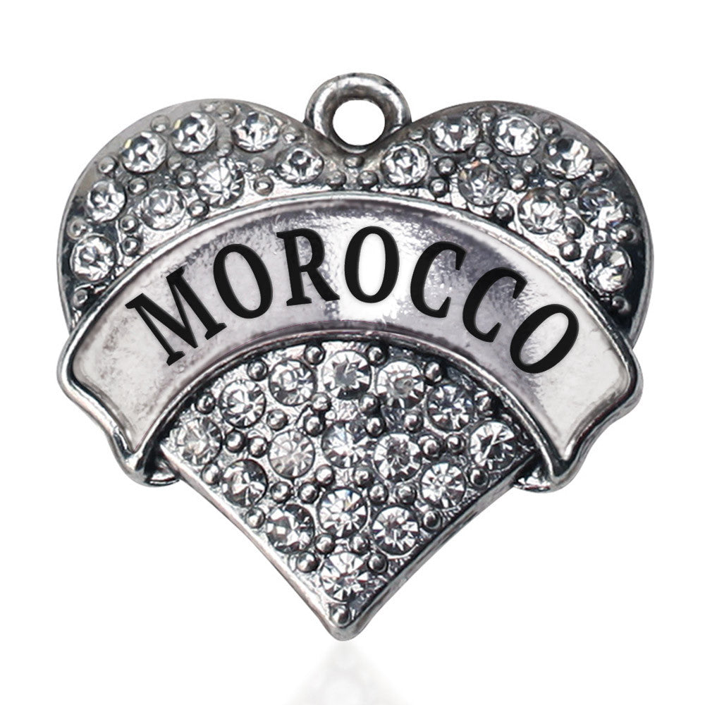 Morocco Pave Heart Charm