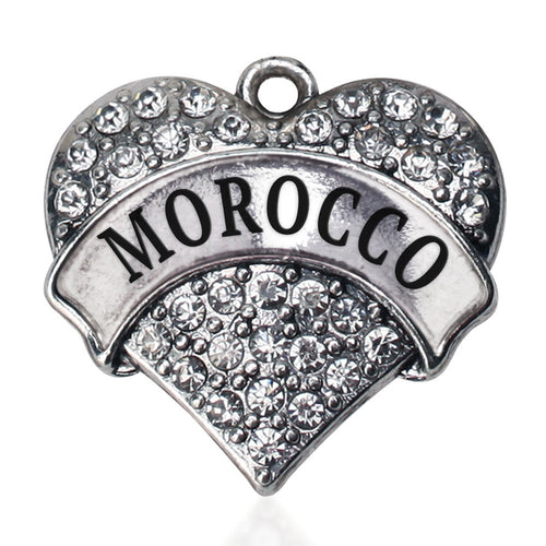 Morocco Pave Heart Charm