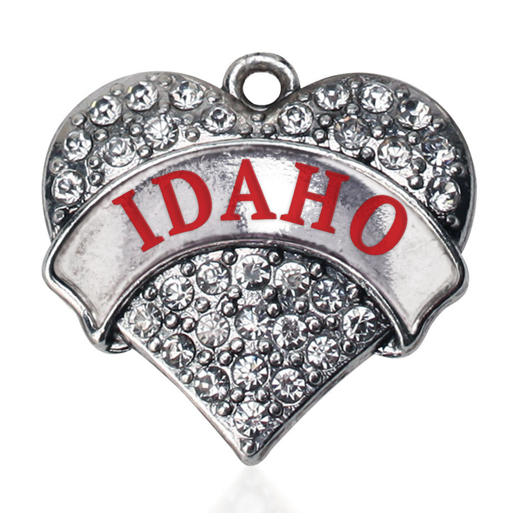 Idaho Pave Heart Charm